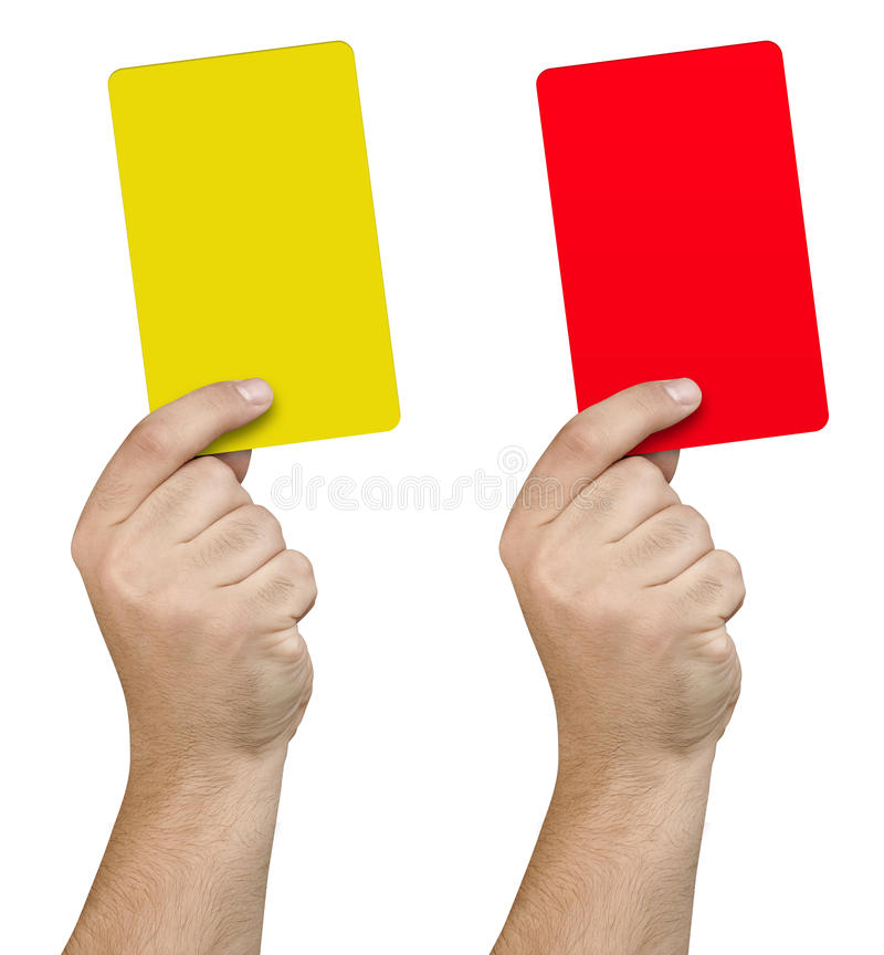 Cartão amarelo e cartão vermelho :: DESPORTO: o Futebol e o Andebol